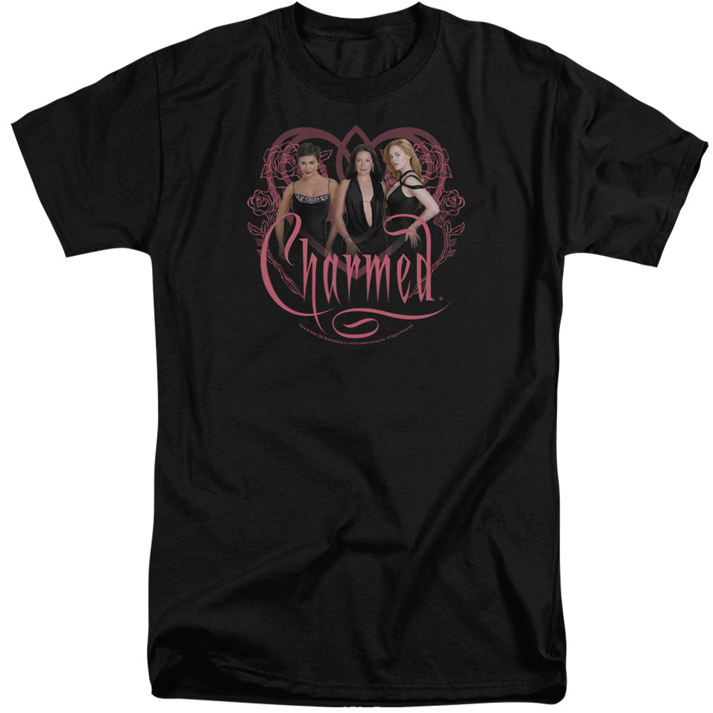 CHARMED/CHARMED GIRLS - S/S ADULT TALL 18/1 - BLACK