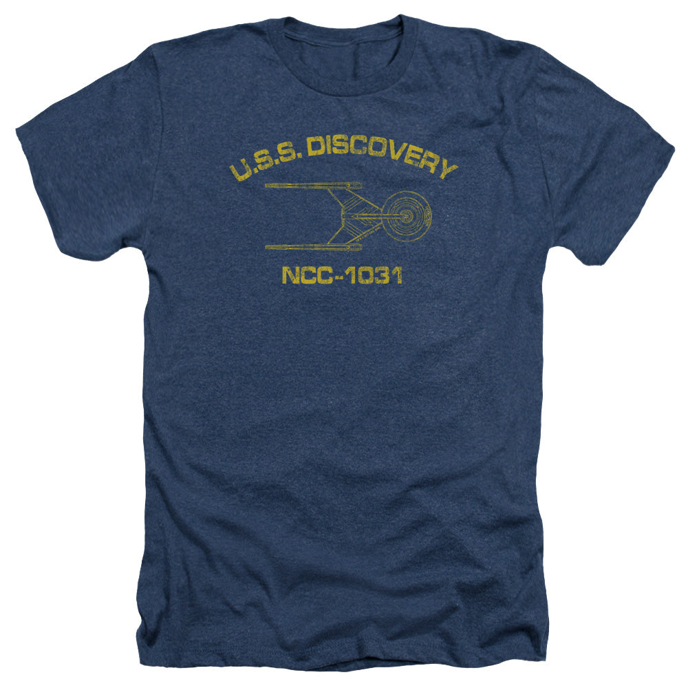 STAR TREK DISCOVERY/DISCOVERY ATHLETIC - ADULT HEATHER - NAVY