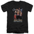 STAR TREK/DS9 CREW - S/S ADULT V-NECK 30/1 - BLACK