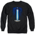 STAR TREK DISCOVERY/BEAMS - ADULT CREWNECK SWEATSHIRT - BLACK