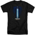 STAR TREK DISCOVERY/BEAMS - S/S ADULT TALL 18/1 - BLACK