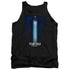 STAR TREK DISCOVERY/BEAMS - ADULT TANK - BLACK