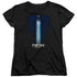 STAR TREK DISCOVERY/BEAMS - S/S WOMENS TEE - BLACK
