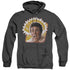 STAR TREK/KHAAAAAAN - ADULT HEATHER HOODIE - BLACK