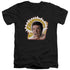STAR TREK/KHAAAAAAN - S/S ADULT V-NECK 30/1 - BLACK