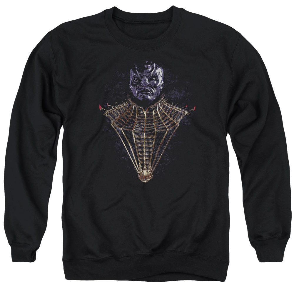 STAR TREK DISCOVERY/TKUVMA - ADULT CREWNECK SWEATSHIRT - BLACK