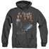 STAR TREK/VOYAGER CREW - ADULT HEATHER HOODIE - BLACK