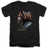 STAR TREK/VOYAGER CREW - S/S ADULT V-NECK 30/1 - BLACK