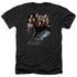 STAR TREK/VOYAGER CREW - ADULT HEATHER - BLACK
