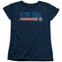 STAR TREK/AMERICANA ENTERPRISE - S/S WOMENS TEE - NAVY