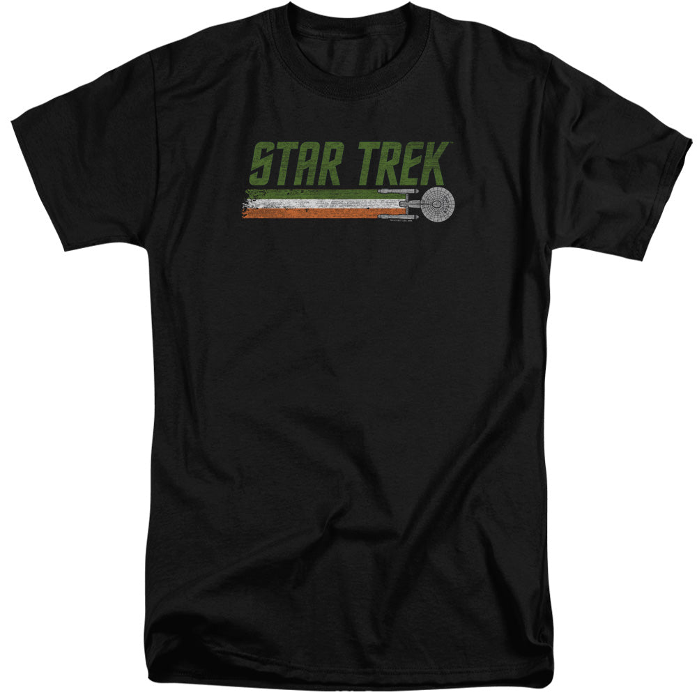 STAR TREK/IRISH ENTERPRISE - S/S ADULT TALL 18/1 - BLACK