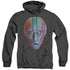 STAR TREK/BALOK HEAD - ADULT HEATHER HOODIE - BLACK