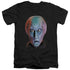 STAR TREK/BALOK HEAD - S/S ADULT V-NECK 30/1 - BLACK