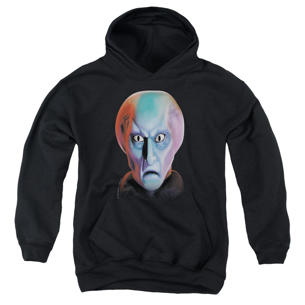 STAR TREK/BALOK HEAD - YOUTH PULLOVER HOODIE - BLACK