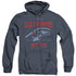 STAR TREK/STARDATE 2245 - ADULT HEATHER HOODIE - NAVY