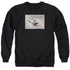STAR TREK/ENTERPRISE KANJI - ADULT CREWNECK SWEATSHIRT - BLACK