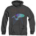 STAR TREK/NEON TREK - ADULT HEATHER HOODIE - BLACK