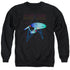 STAR TREK/NEON TREK - ADULT CREWNECK SWEATSHIRT - BLACK
