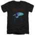 STAR TREK/NEON TREK - S/S ADULT V-NECK 30/1 - BLACK