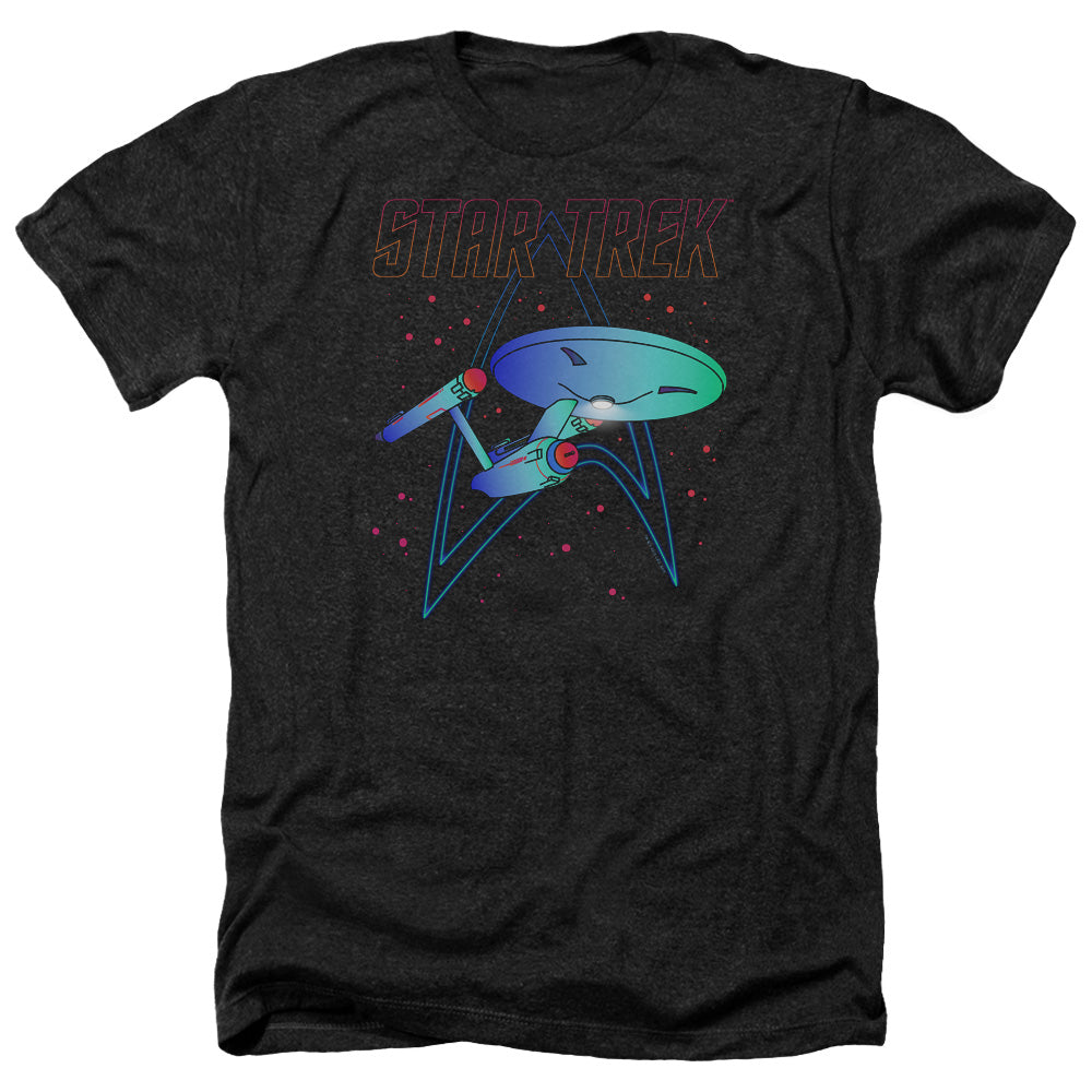 STAR TREK/NEON TREK - ADULT HEATHER - BLACK