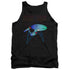 STAR TREK/NEON TREK - ADULT TANK - BLACK