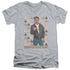 HAPPY DAYS/INNOVATOR - S/S ADULT V-NECK 30/1 - ATHLETIC HEATHER