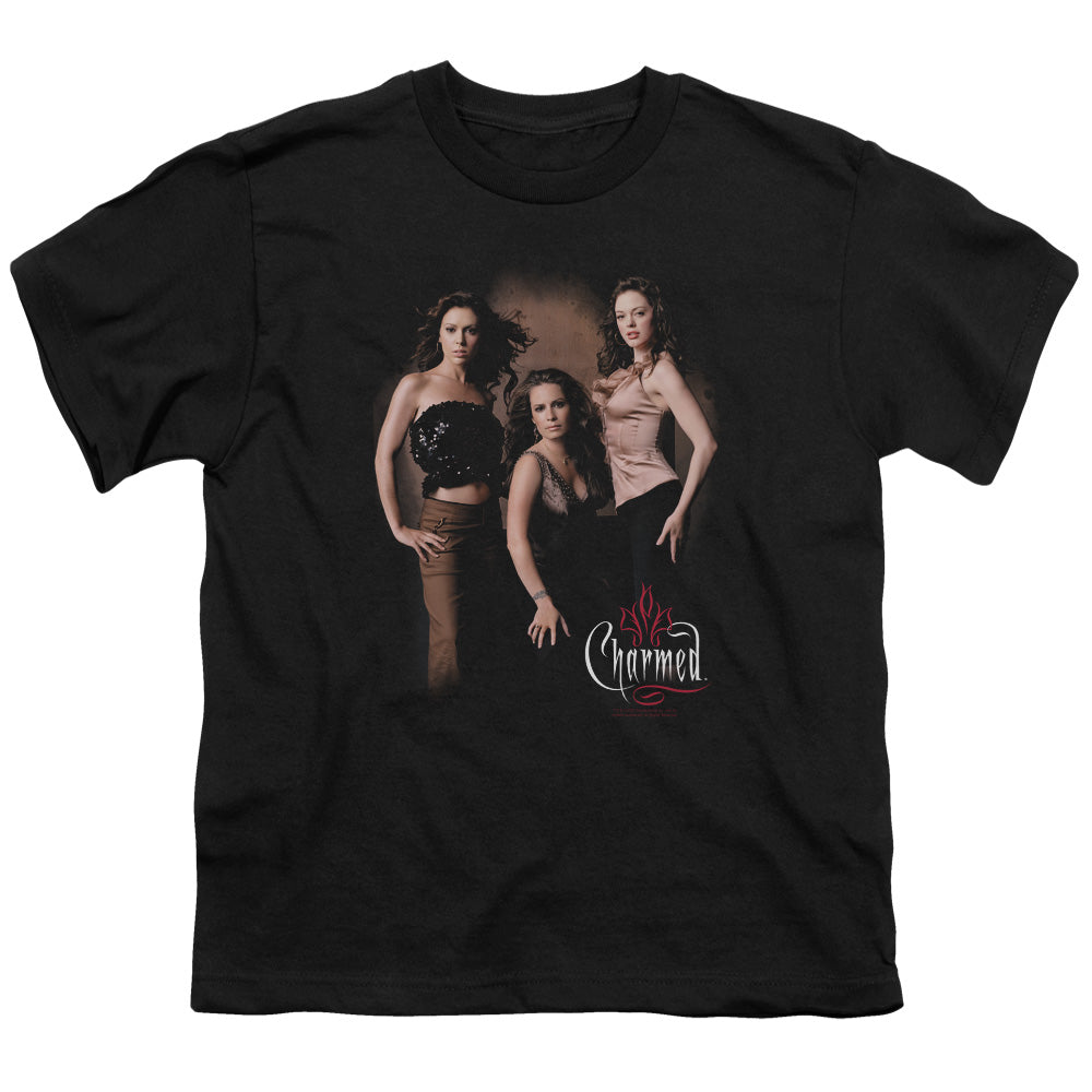 CHARMED/THREE HOT WITCHES - S/S YOUTH 18/1 - BLACK