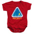 STAR TREK/RECRUIT - INFANT SNAPSUIT - RED