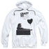 CRAZY EX GIRLFRIEND/CRAZY MAD - ADULT PULLOVER HOODIE - WHITE