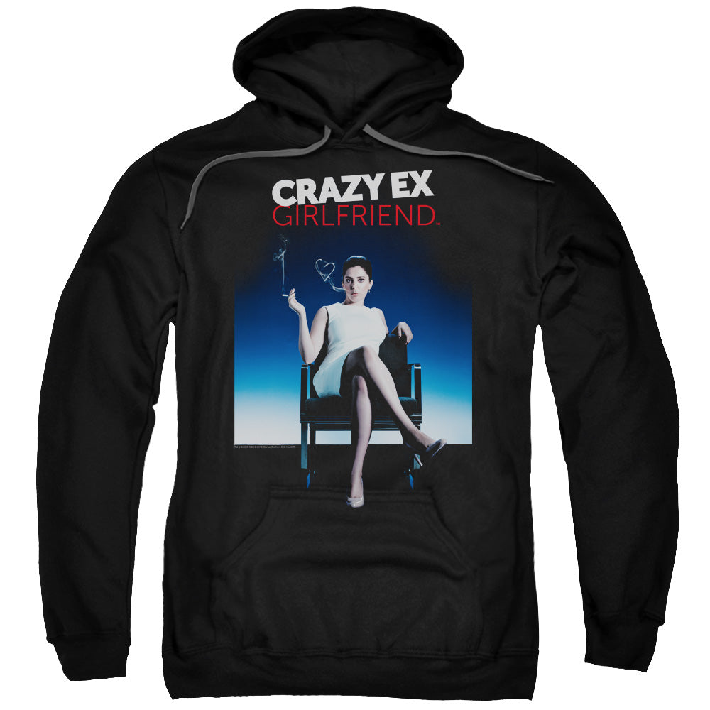 CRAZY EX GIRLFRIEND/CRAZY INSTINCT - ADULT PULLOVER HOODIE - BLACK