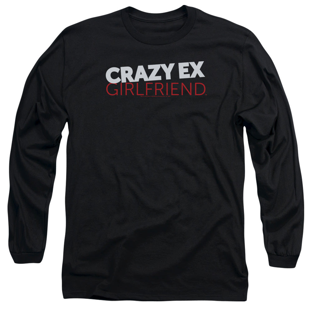 CRAZY EX GIRLFRIEND/CRAZY LOGO - L/S ADULT 18/1 - BLACK