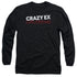 CRAZY EX GIRLFRIEND/CRAZY LOGO - L/S ADULT 18/1 - BLACK