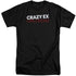 CRAZY EX GIRLFRIEND/CRAZY LOGO - S/S ADULT TALL 18/1 - BLACK