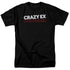 CRAZY EX GIRLFRIEND/CRAZY LOGO - S/S ADULT 18/1 - BLACK