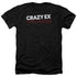 CRAZY EX GIRLFRIEND/CRAZY LOGO - ADULT HEATHER - BLACK