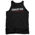 CRAZY EX GIRLFRIEND/CRAZY LOGO - ADULT TANK - BLACK