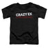 CRAZY EX GIRLFRIEND/CRAZY LOGO - S/S TODDLER TEE - BLACK