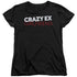 CRAZY EX GIRLFRIEND/CRAZY LOGO - S/S WOMENS TEE - BLACK