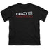 CRAZY EX GIRLFRIEND/CRAZY LOGO - S/S YOUTH 18/1 - BLACK