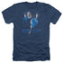 BLUE BLOODS/BLUE INVERTED - ADULT HEATHER - NAVY