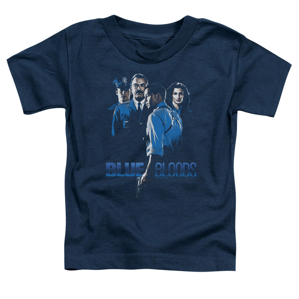 BLUE BLOODS/BLUE INVERTED - S/S TODDLER TEE - NAVY