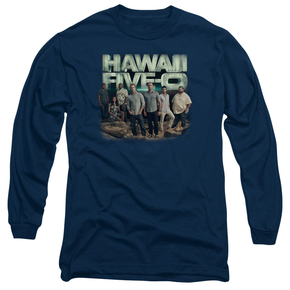 HAWAII 5 0/CAST - L/S ADULT 18/1 - NAVY