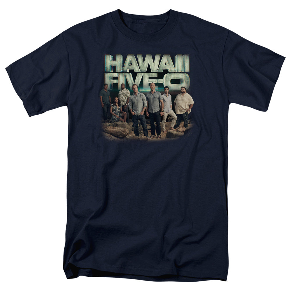 HAWAII 5 0/CAST - S/S ADULT 18/1 - NAVY