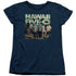 HAWAII 5 0/CAST - S/S WOMENS TEE - NAVY