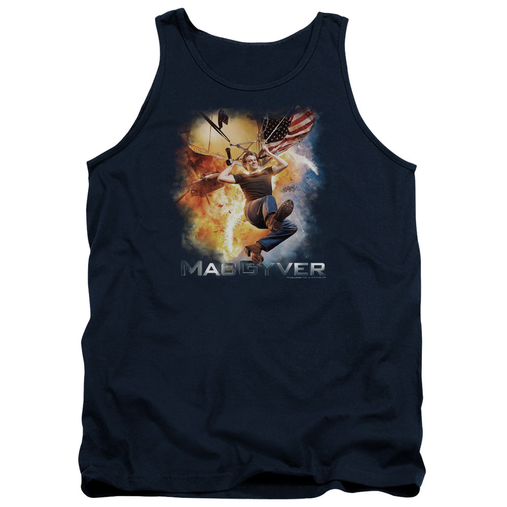 MACGYVER/PARACHUTE - ADULT TANK - NAVY