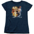 MACGYVER/PARACHUTE - S/S WOMENS TEE - NAVY