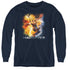 MACGYVER/PARACHUTE - YOUTH LONG SLEEVE TEE - NAVY