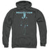 MACGYVER/MONO BLUE - ADULT PULLOVER HOODIE - CHARCOAL