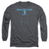 MACGYVER/MONO BLUE - L/S ADULT 18/1 - CHARCOAL