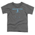 MACGYVER/MONO BLUE - S/S TODDLER TEE - CHARCOAL